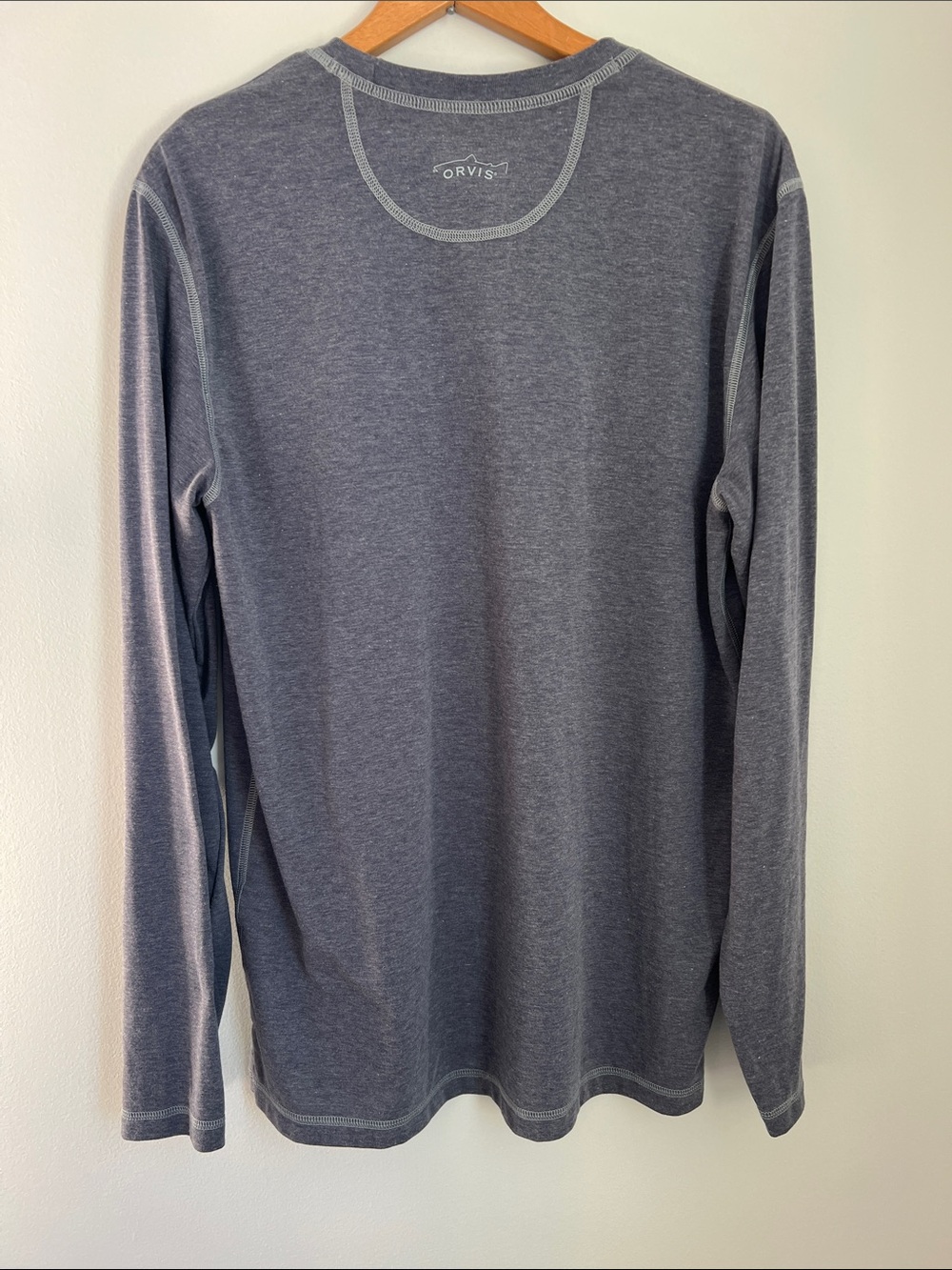 Orvis | Women’s Long-Sleeve Crew Tee in Slate Lightweight Casual #0X77 Size M - Picture 6 of 16